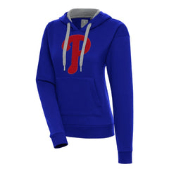 Philadelphia Phillies Antigua Women's Victory Pullover Hoodie - Royal Hoodies
