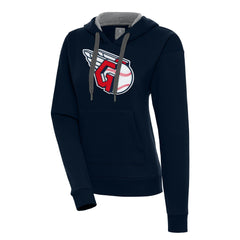 Cleveland Guardians Antigua Women's Victory Pullover Hoodie - Navy Hoodies