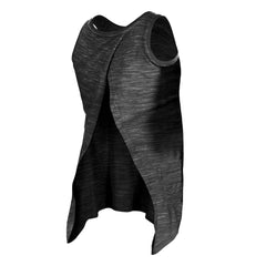 Las Vegas Raiders New Era Women's Plus Size Space Dye Active Tank Top Black