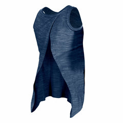 Seattle Seahawks New Era Women's Plus Size Space Dye Active Tank Top College Navy
