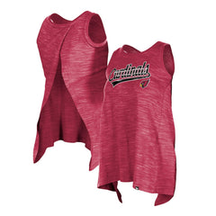 Arizona Cardinals New Era Women's Space Dye Active Tank Top Cardinal