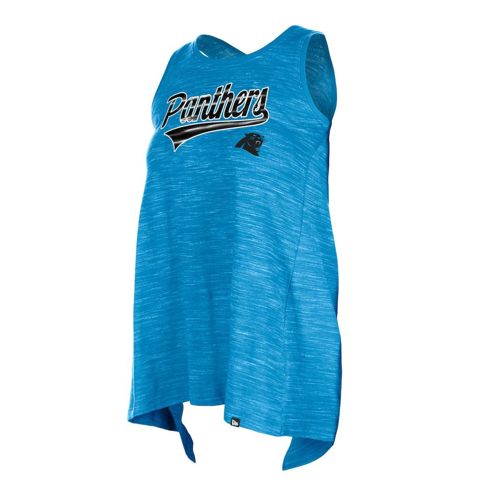 Carolina Panthers New Era Women's Space Dye Active Tank Top Blue