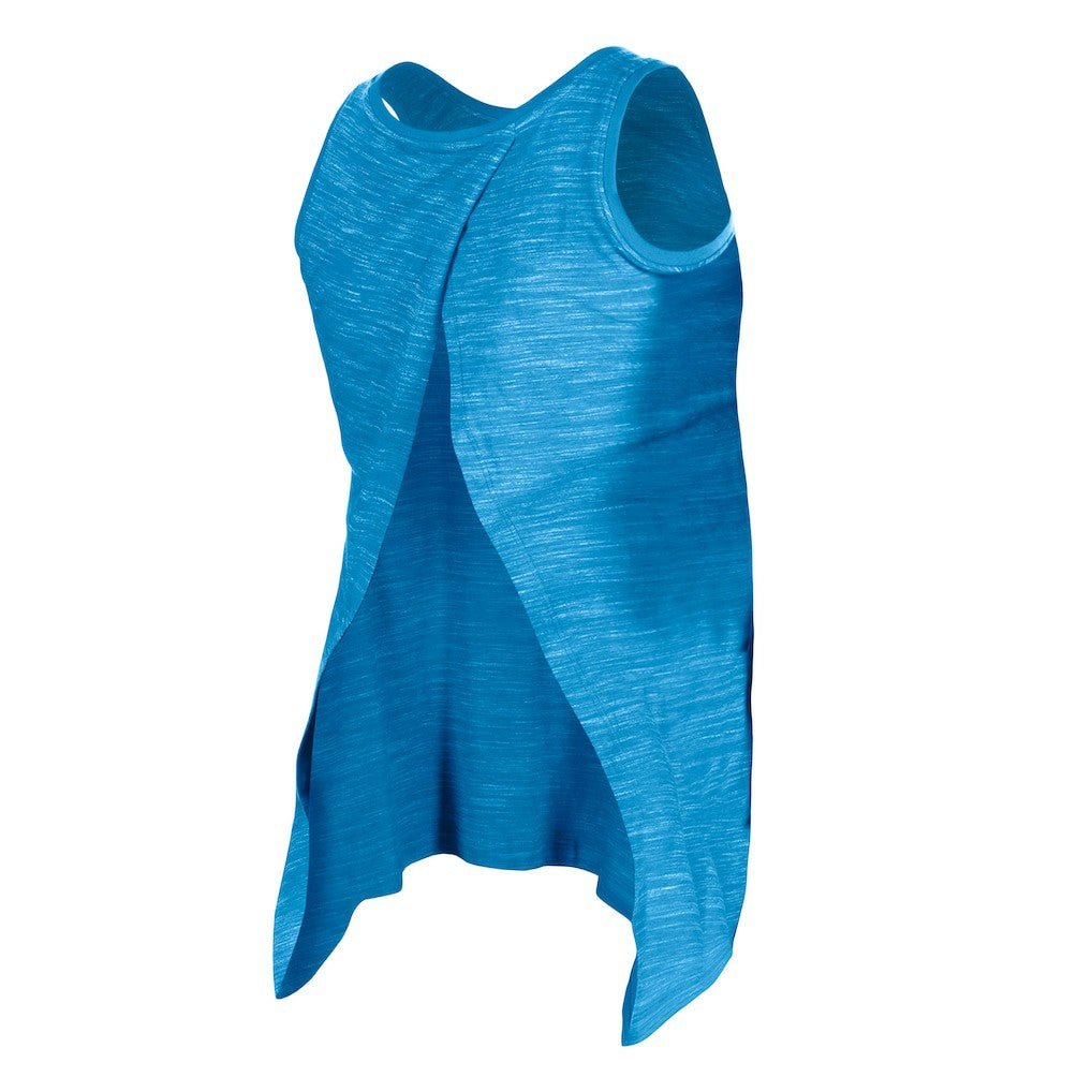 Carolina Panthers New Era Women's Space Dye Active Tank Top Blue