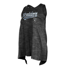 Las Vegas Raiders New Era Women's Space Dye Active Tank Top Black