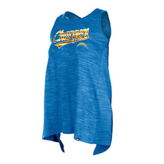 Los Angeles Chargers New Era Women's Space Dye Active Tank Top Powder Blue