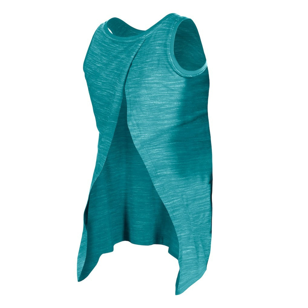 Miami Dolphins New Era Women's Space Dye Active Tank Top Aqua