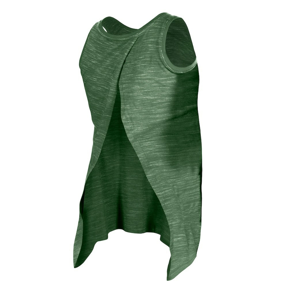 New York Jets New Era Women's Space Dye Active Tank Top Green