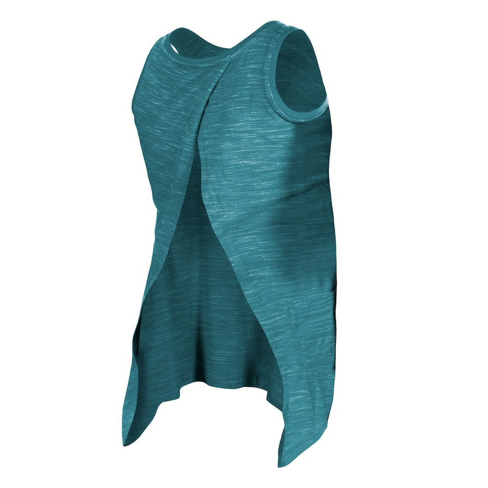 Philadelphia Eagles New Era Women's Space Dye Active Tank Top Midnight Green