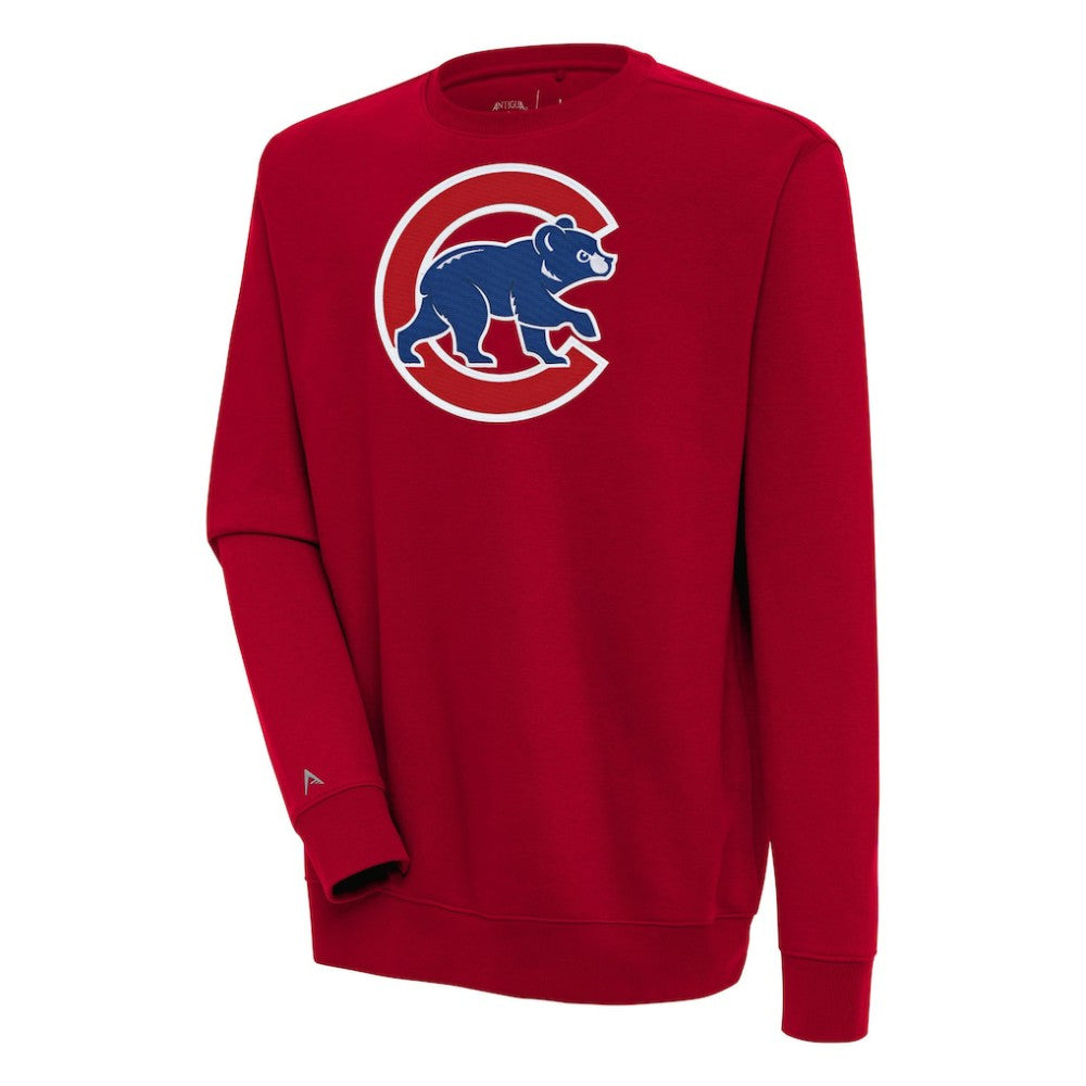 Chicago Cubs Antigua Victory Pullover Sweatshirt - Red Pullover