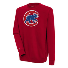 Chicago Cubs Antigua Victory Pullover Sweatshirt - Red Pullover