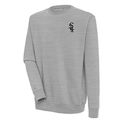 Chicago White Sox Antigua Victory Pullover Sweatshirt - Heather Gray Pullover