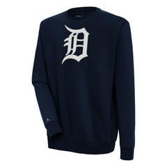 Detroit Tigers Antigua Victory Pullover Sweatshirt - Navy Pullover