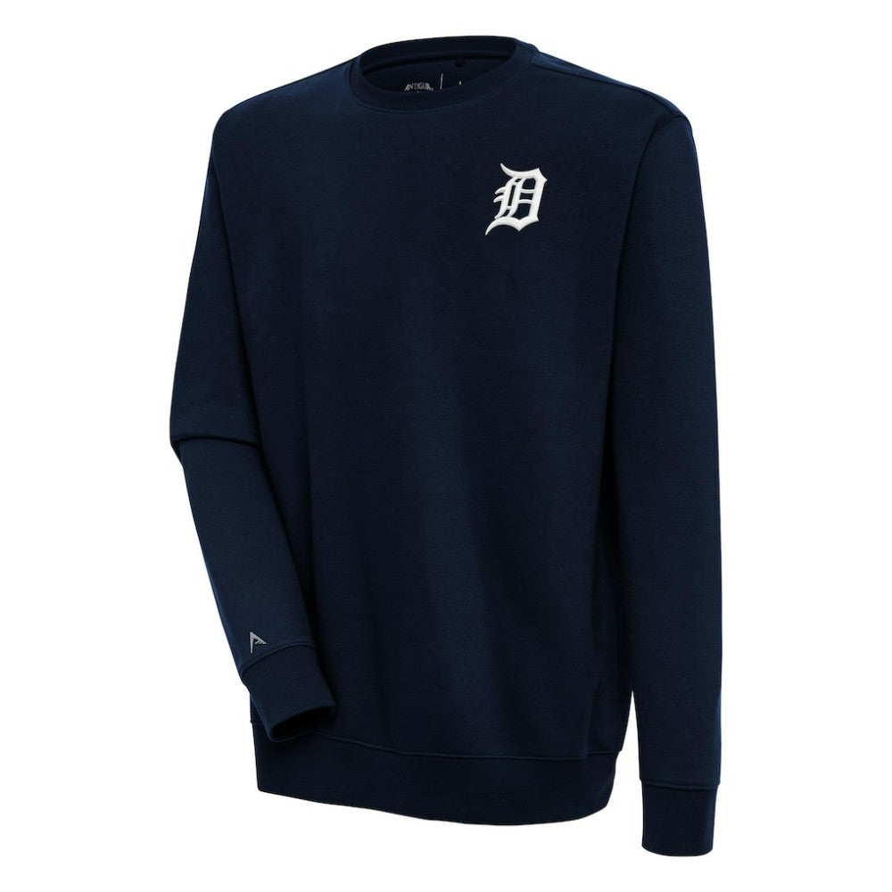 Detroit Tigers Antigua Victory Pullover Sweatshirt - Navy Pullover