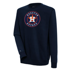 Houston Astros Antigua Victory Pullover Sweatshirt - Navy Pullover