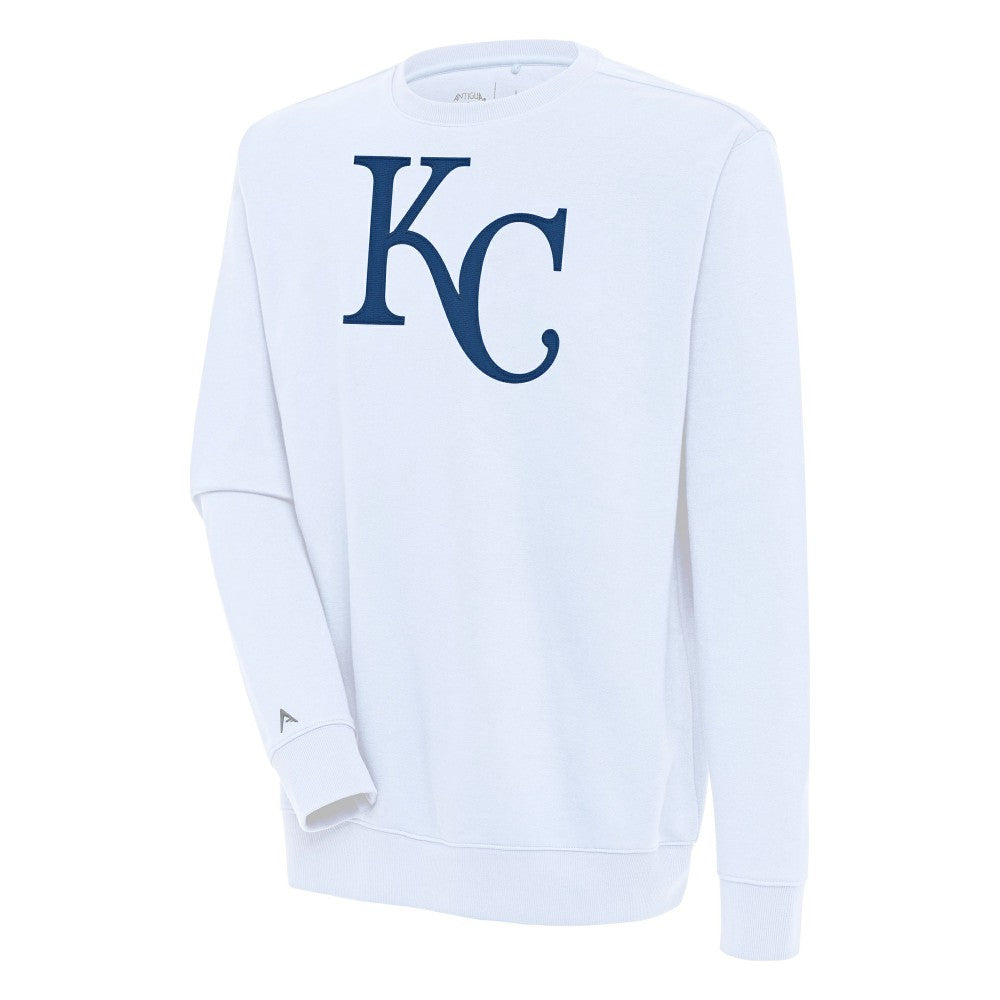 Kansas City Royals Antigua Victory Pullover Sweatshirt - White Pullover