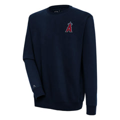 Los Angeles Angels Antigua Victory Pullover Sweatshirt - Navy Pullover