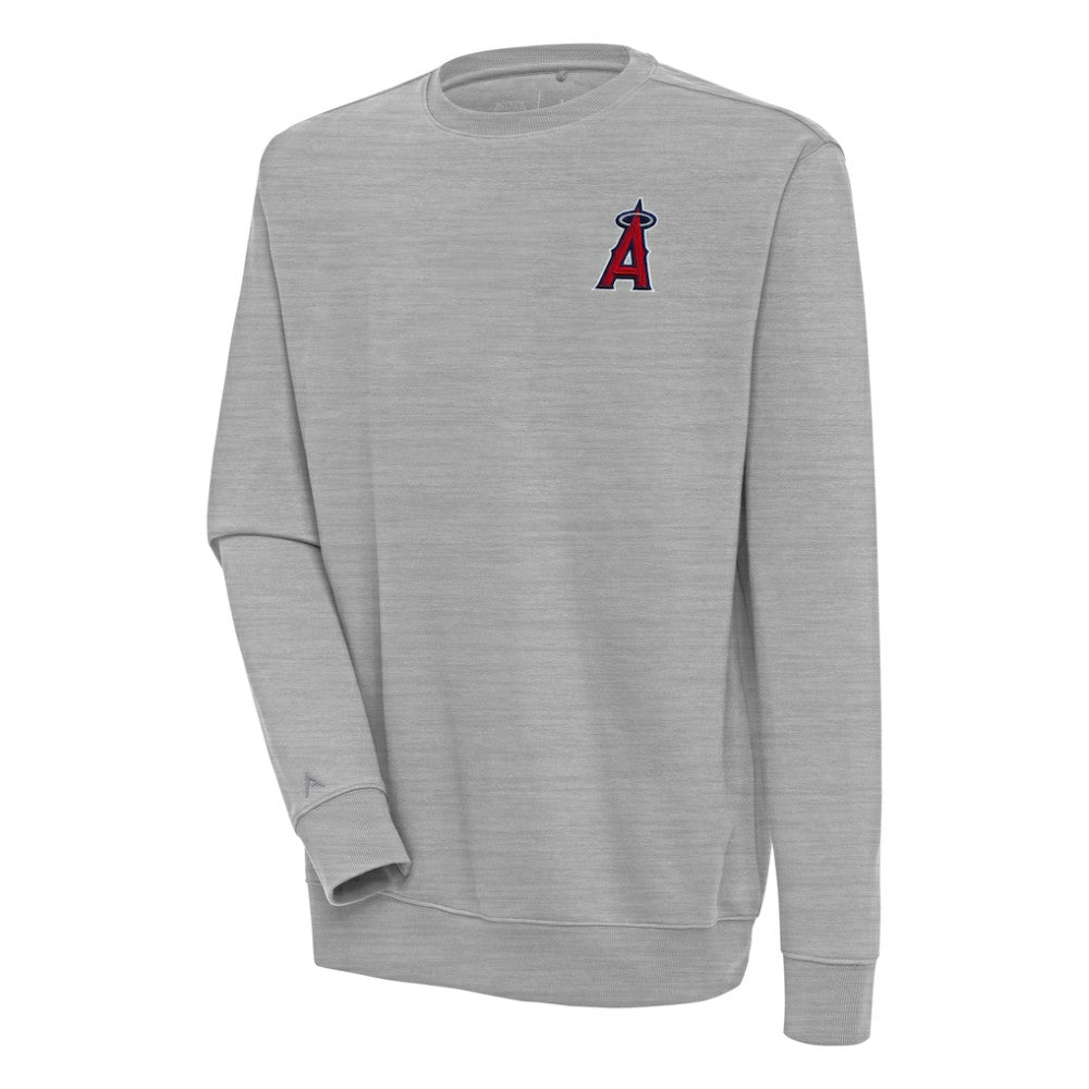 Los Angeles Angels Antigua Victory Pullover Sweatshirt - Heather Gray Pullover