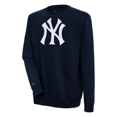 New York Yankees Antigua Victory Pullover Sweatshirt - Navy Pullover