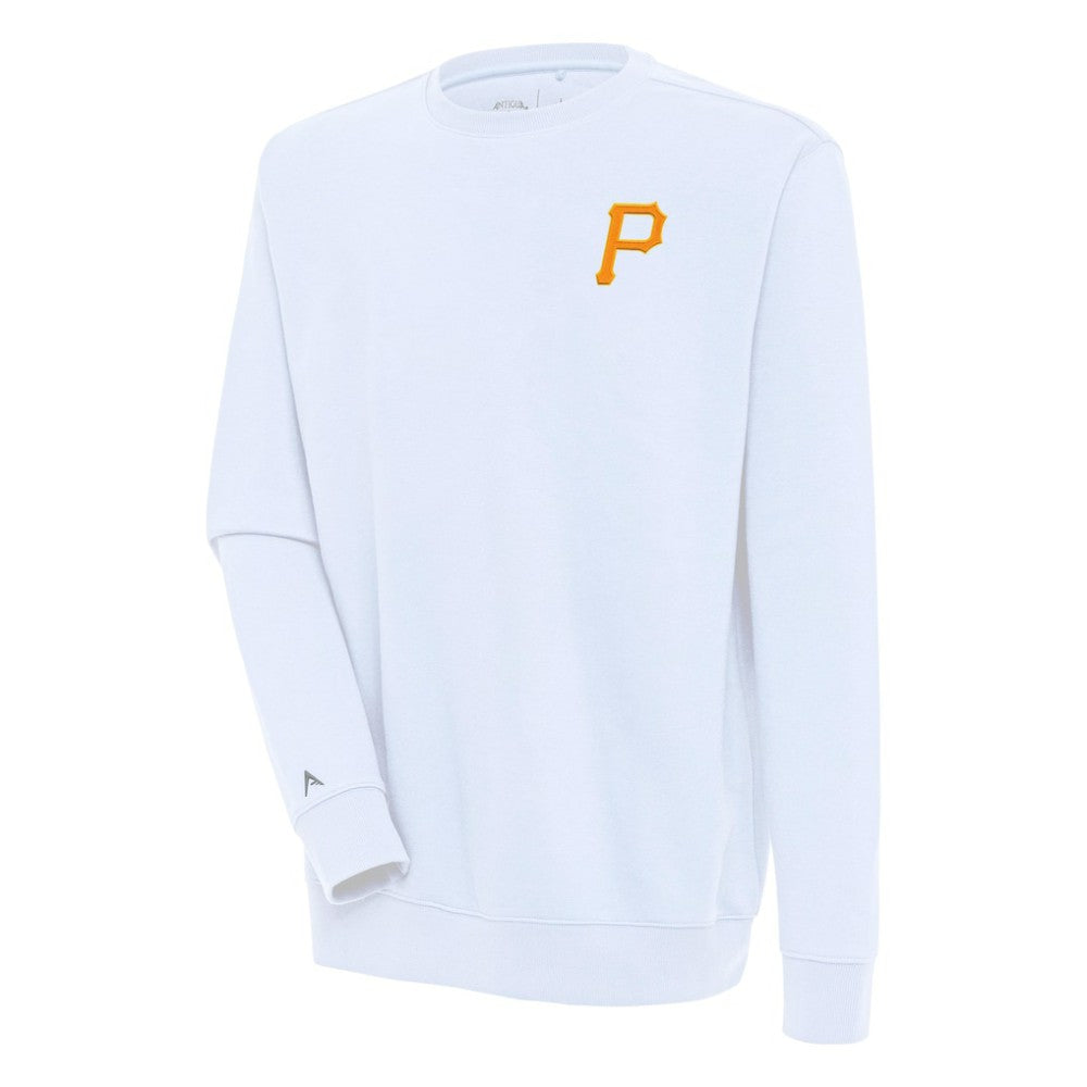 Pittsburgh Pirates Antigua Victory Pullover Sweatshirt - White Pullover