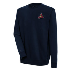 St. Louis Cardinals Antigua Victory Pullover Sweatshirt - Navy Pullover