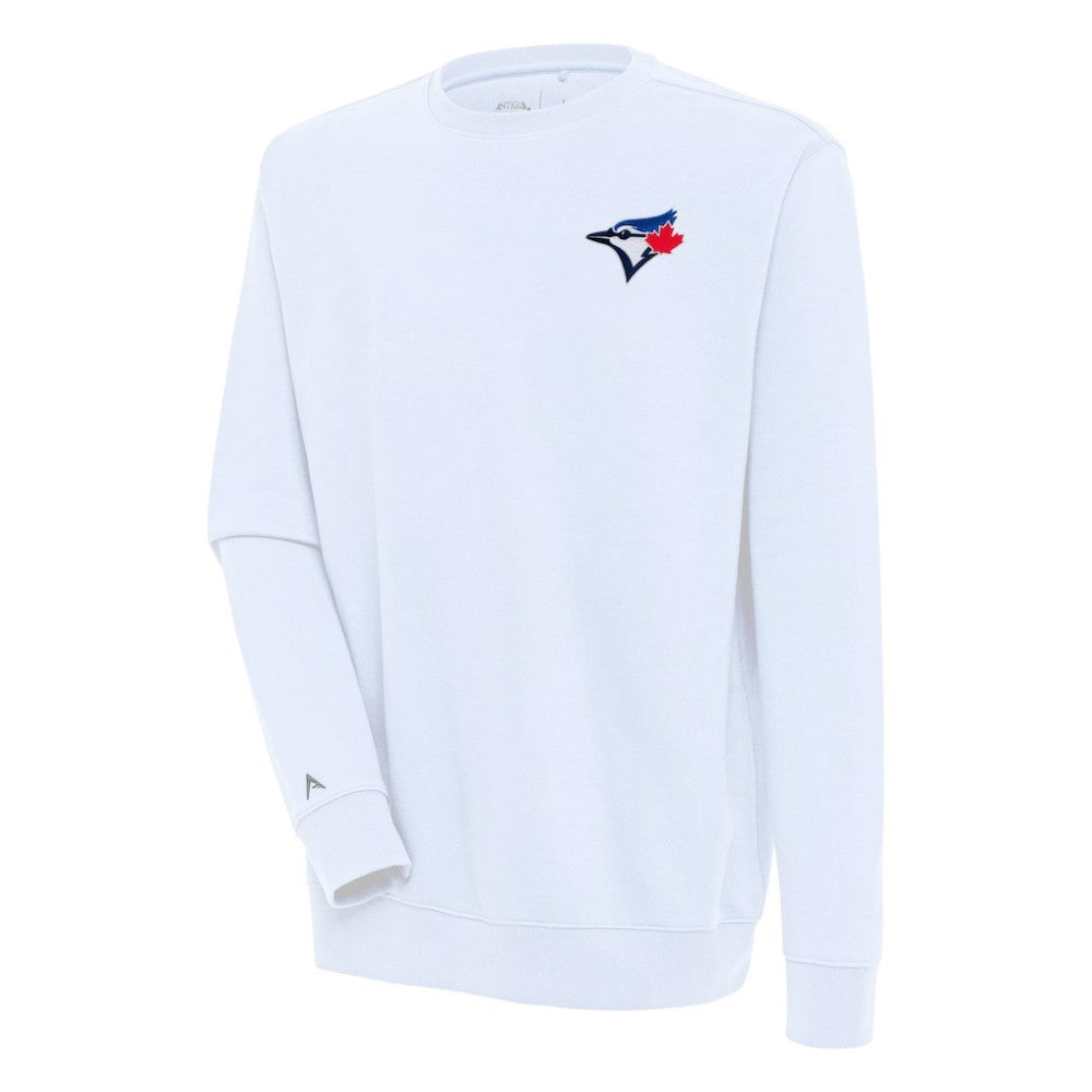 Toronto Blue Jays Antigua Victory Pullover Sweatshirt - White Pullover