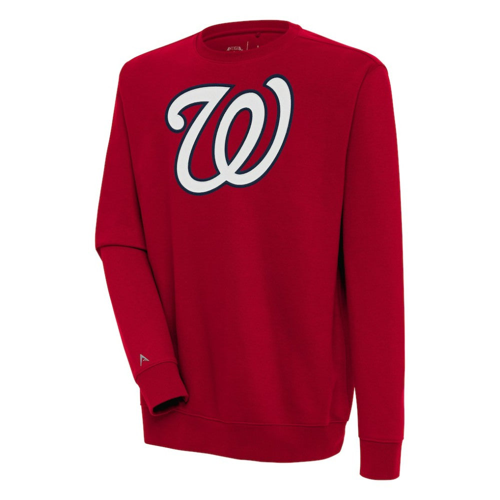 Washington Nationals Antigua Victory Pullover Sweatshirt - Red Pullover