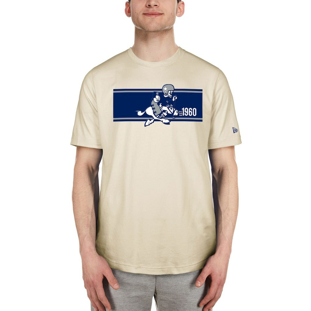 Dallas Cowboys New Era Third Down Historic T-Shirt Cream