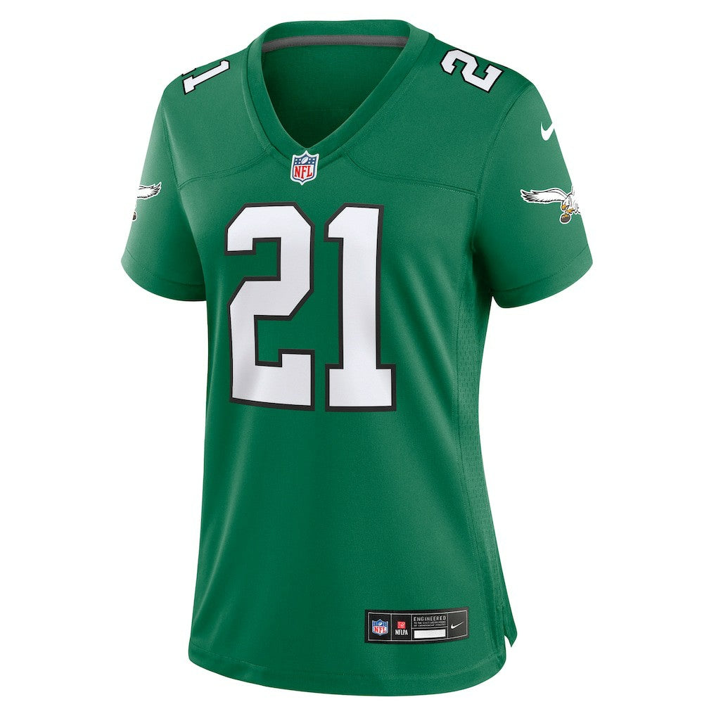 Eric Allen Philadelphia Eagles Women's Alternate Game Jersey Kelly Green