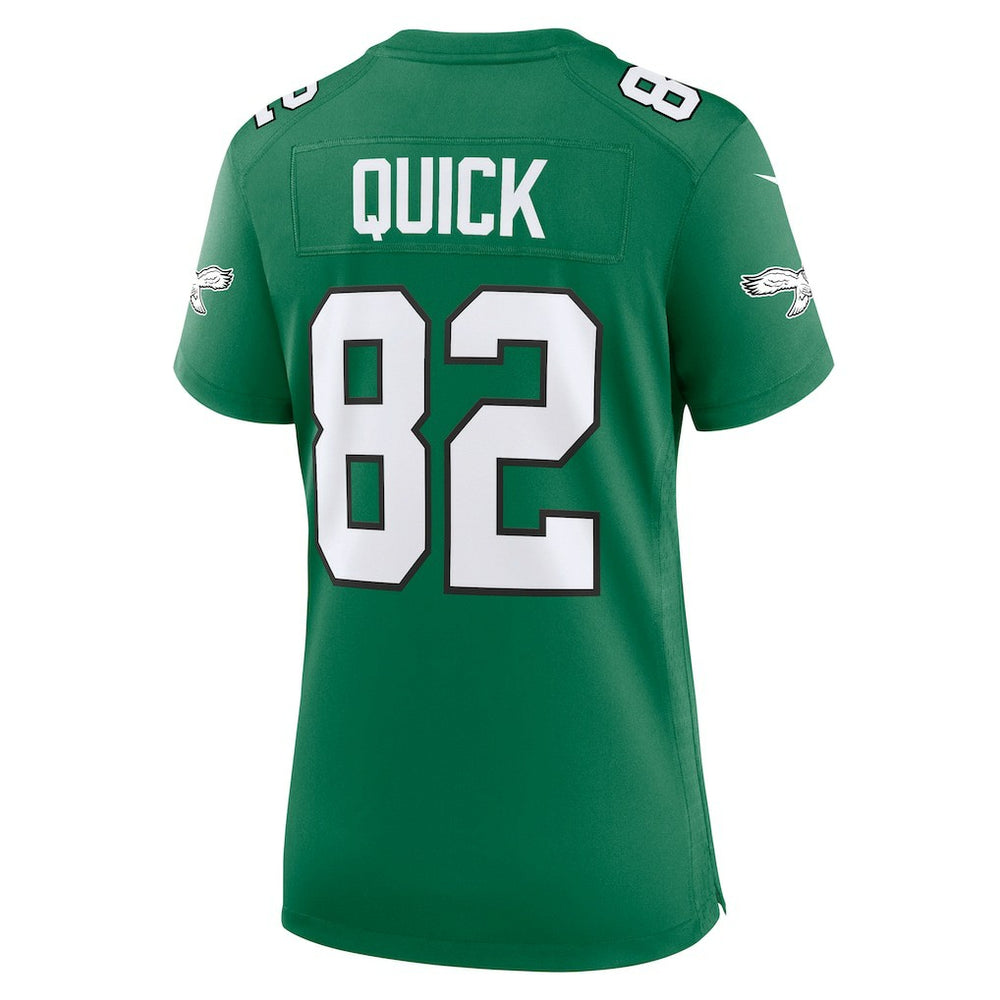 Mike Quick Philadelphia Eagles Women's Alternate Game Jersey Kelly Green