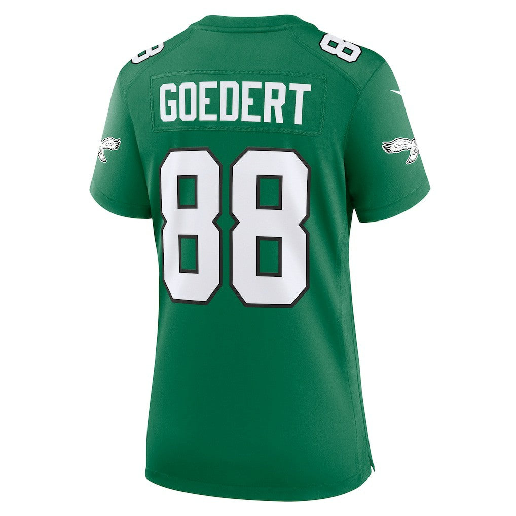 Dallas Goedert Philadelphia Eagles Women's Alternate Game Jersey Kelly Green