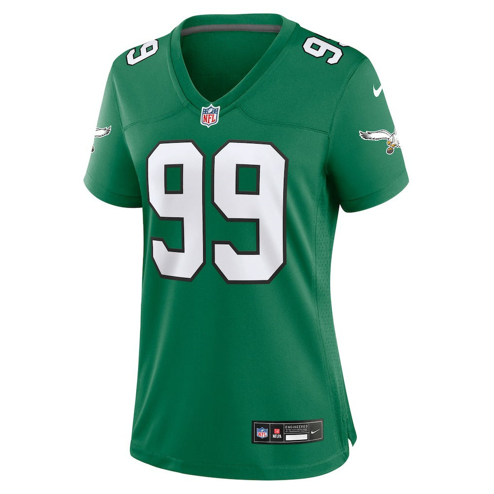 Jerome Brown Philadelphia Eagles Women's Alternate Game Jersey Kelly Green