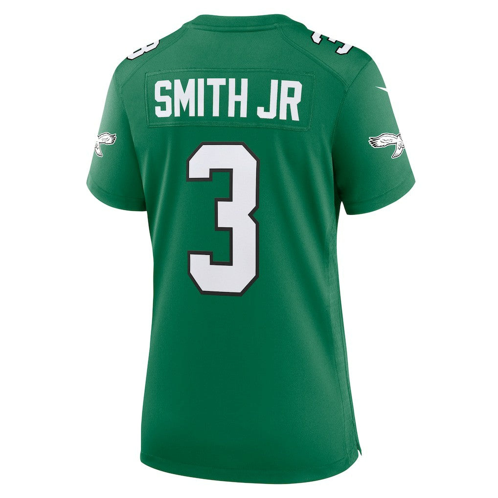 Nolan Smith Philadelphia Eagles Women's Alternate Game Jersey Kelly Green