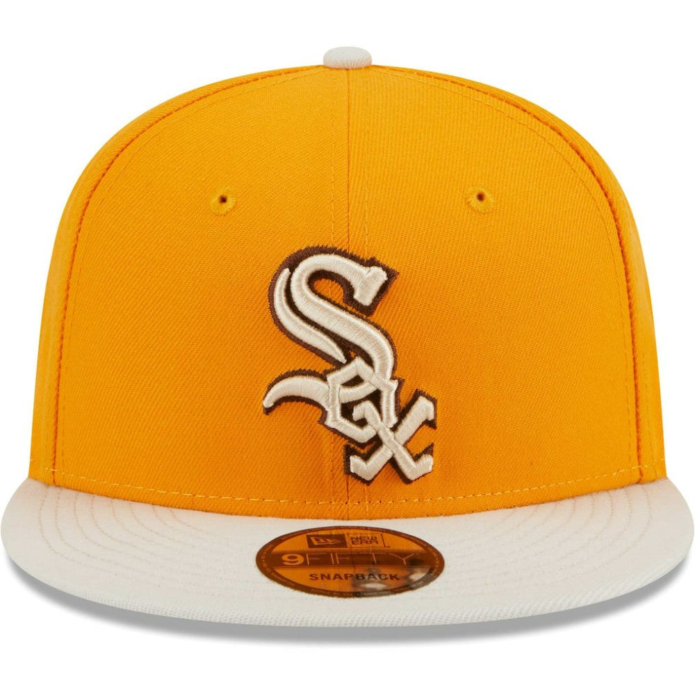 Chicago White Sox New Era Tiramisu  9FIFTY Snapback Hat - Gold Hats