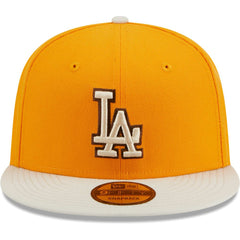 Los Angeles Dodgers New Era Tiramisu  9FIFTY Snapback Hat - Gold Hats