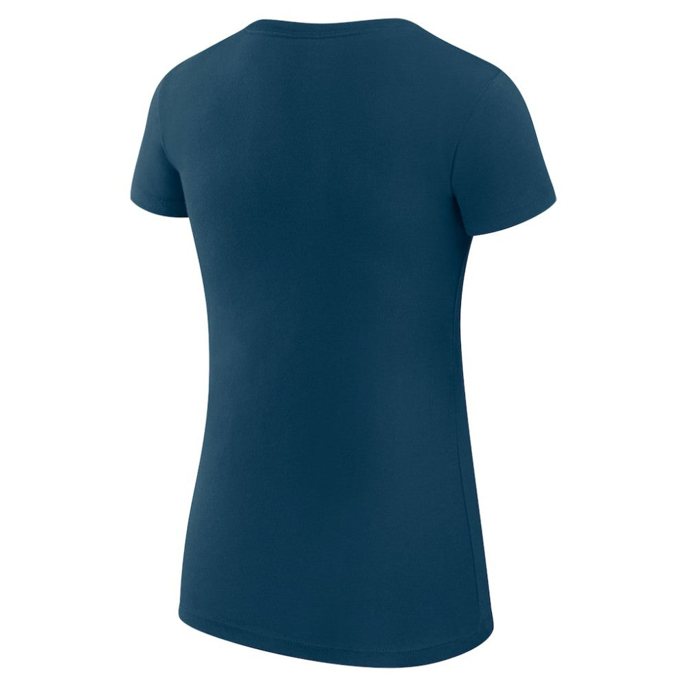 NHL Florida Panthers G-III 4Her by Carl Banks Women's Super-Slim Fit Lightweight Heart T-Shirt - Navy