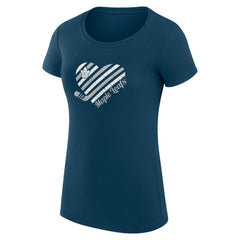 NHL Toronto Maple Leafs G-III 4Her by Carl Banks Women's Super-Slim Fit Lightweight Heart T-Shirt - Navy