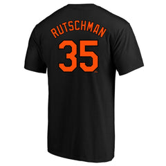 Adley Rutschman Baltimore Orioles Fanatics Big & Tall Name & Number T-Shirt - Black T-shirts