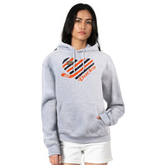 NHL Anaheim Ducks G-III 4Her by Carl Banks Women's Heart Pullover Hoodie - Heather Gray