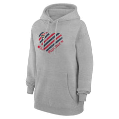 NHL Florida Panthers G-III 4Her by Carl Banks Women's Heart Pullover Hoodie - Heather Gray