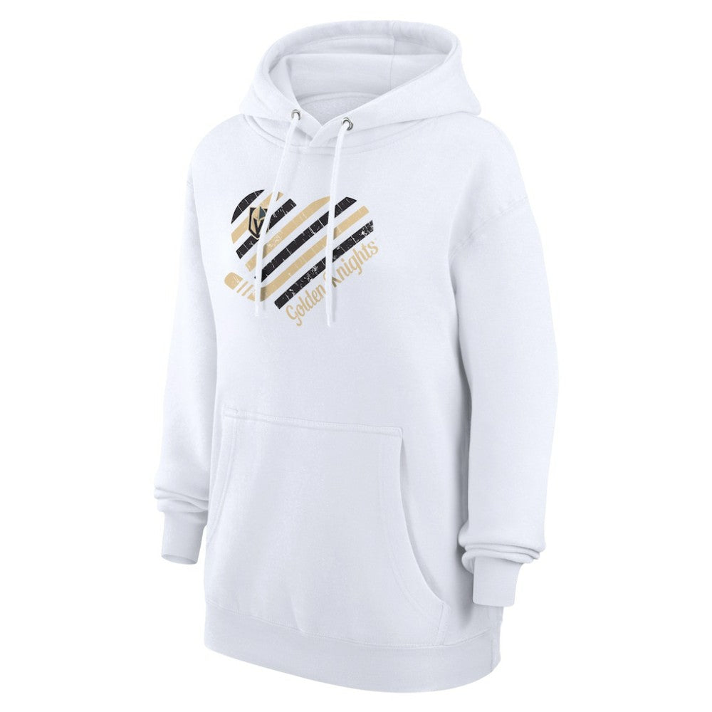 NHL Vegas Golden Knights G-III 4Her by Carl Banks Women's Heart Pullover Hoodie - White