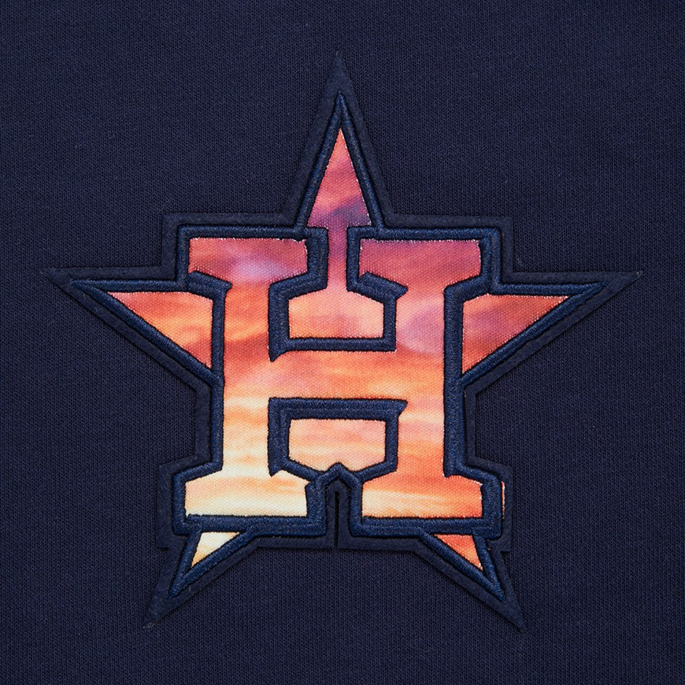 Houston Astros Pro Standard Women's Painted Sky Pullover Sweatshirt - Navy Pullover