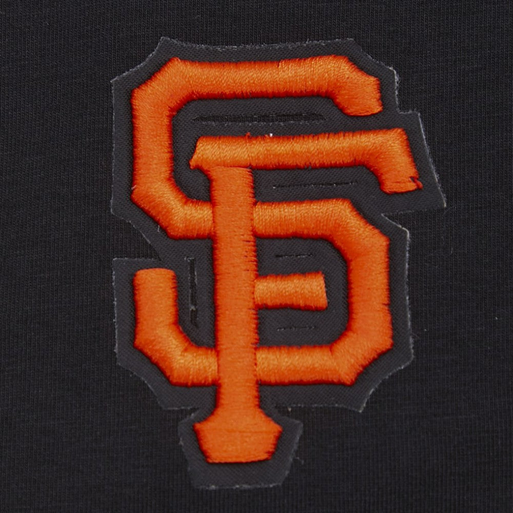 San Francisco Giants Pro Standard Women's Painted Sky Boxy Cropped T-Shirt - Black T-shirts