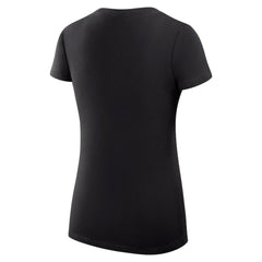 Arizona Diamondbacks G-III 4Her by Carl Banks Women's Super-Slim Fit Lightweight Team Graphic V-Neck T-Shirt - Black T-shirts