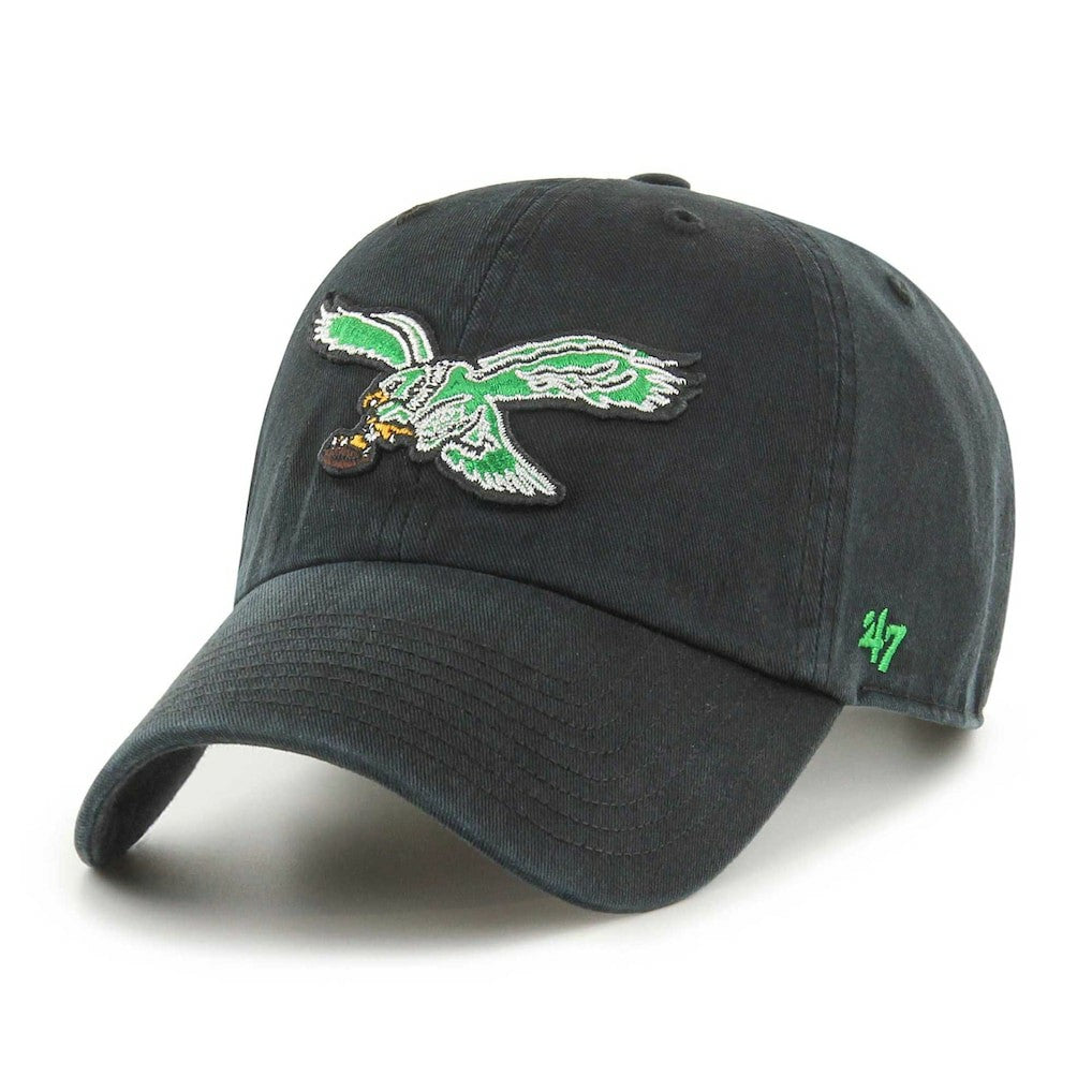 Philadelphia Eagles '47 Clean Up Adjustable Hat Black