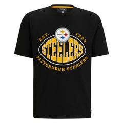 Pittsburgh Steelers BOSS X NFL Trap T-Shirt Black