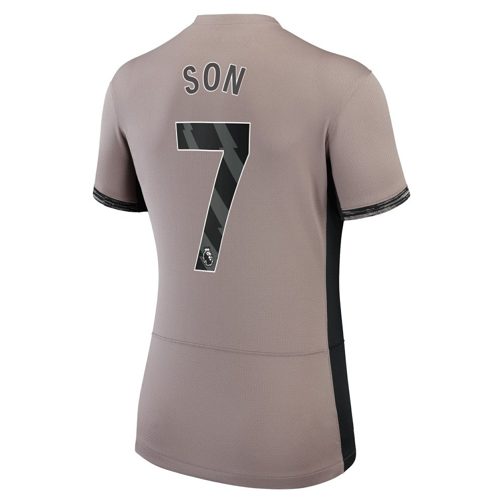 Son Heung-Min Tottenham Hotspur Women's 2023/24 Third Stadium Replica Player Jersey – Tan shop