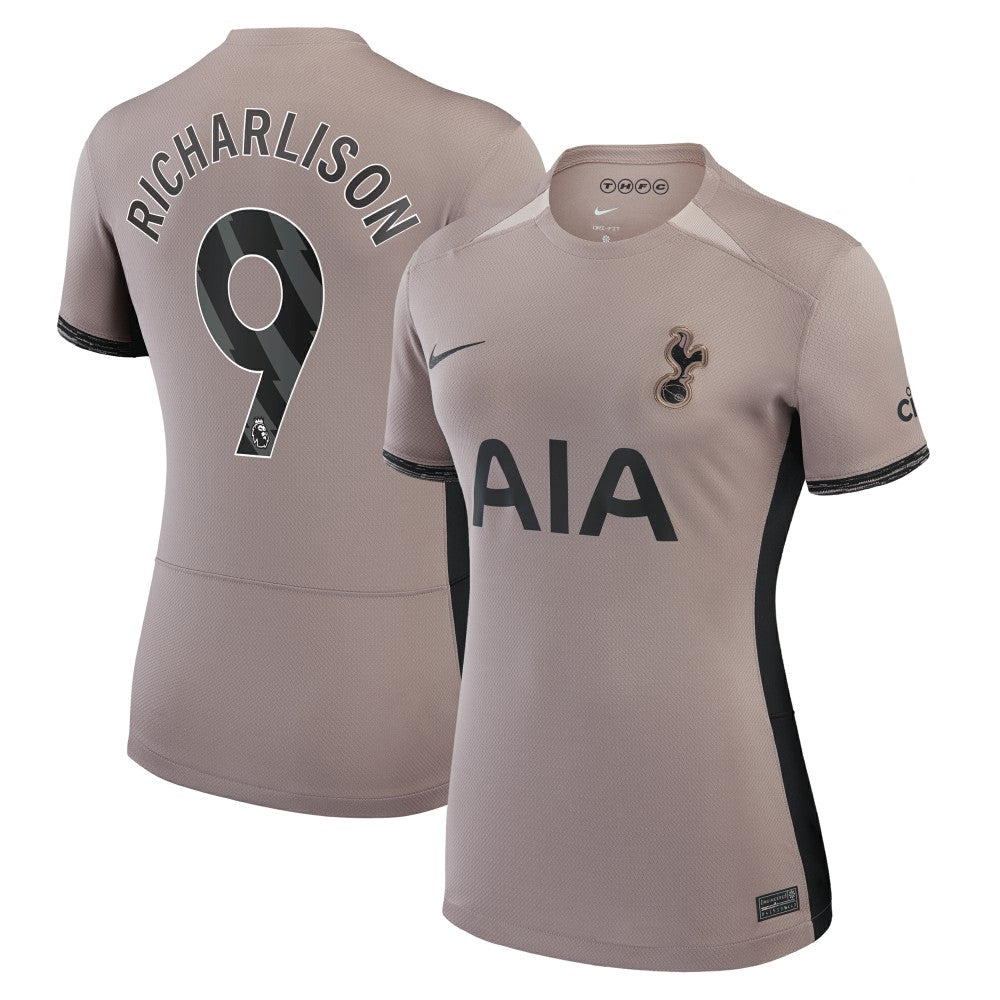 Richarlison Tottenham Hotspur Women's 2023/24 Third Stadium Replica Player Jersey – Tan sale