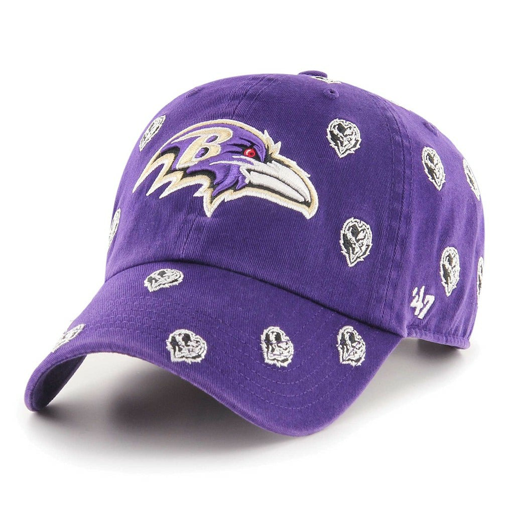 Baltimore Ravens '47 Confetti Clean Up Adjustable Hat Purple