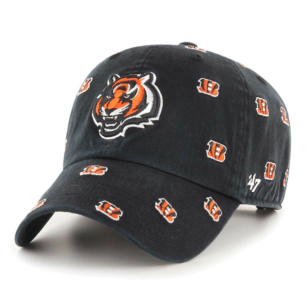 Cincinnati Bengals '47 Confetti Clean Up Adjustable Hat Black