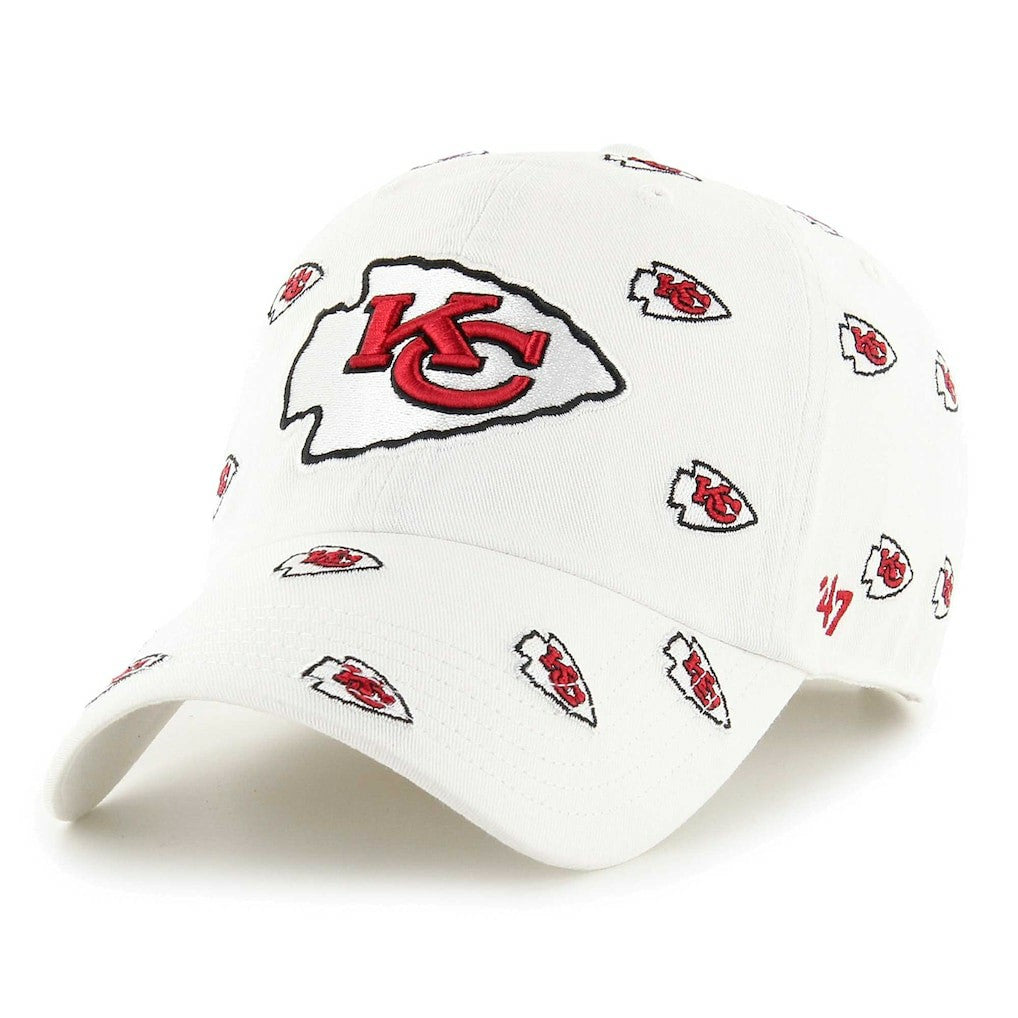 Kansas City Chiefs '47 Confetti Clean Up Adjustable Hat White